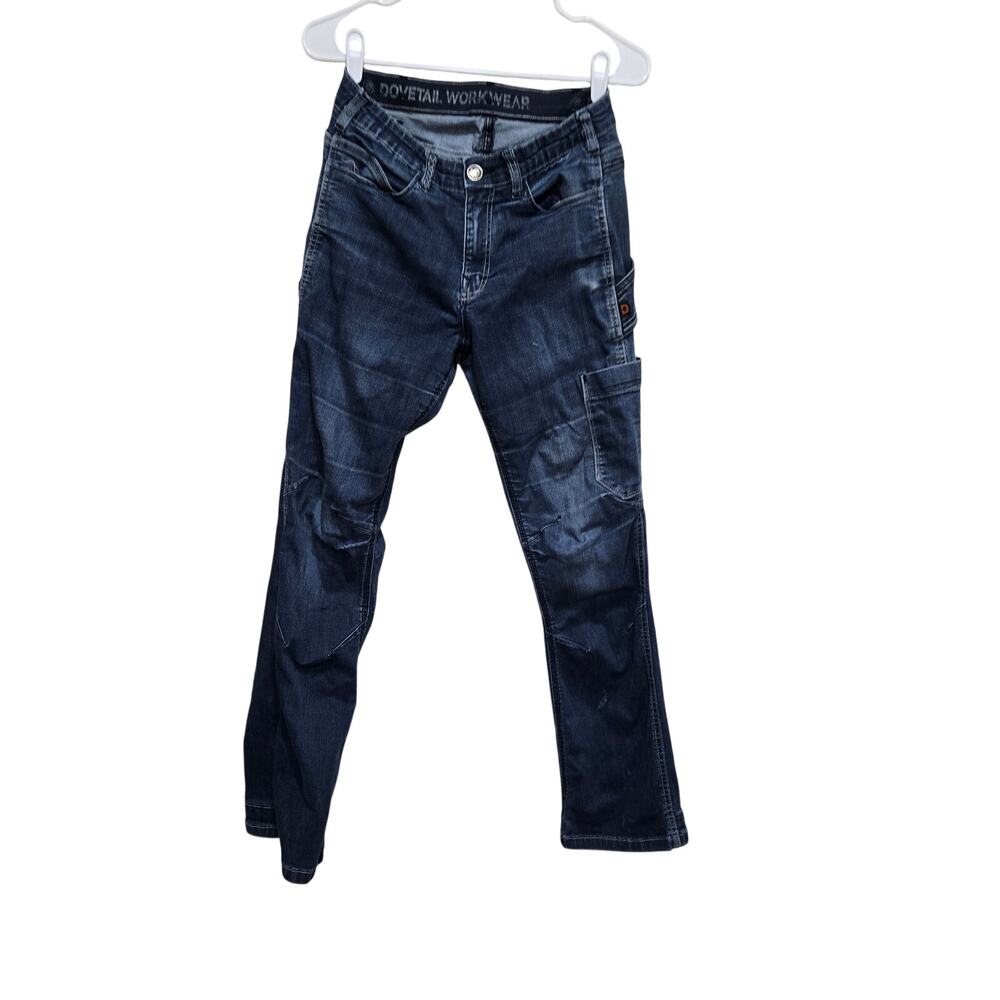 Dovetail Workwear DX Bootcut Jeans Womens 10 Utility Denim
